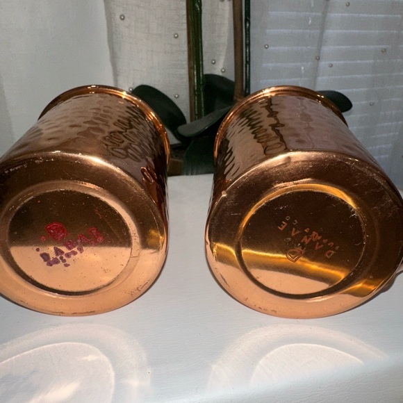 New without box Hammered Copper 100% solid copper Mugs 6 mugs total - Picture 4 of 13